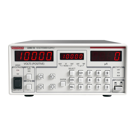 Keithley 2290-10 User manual