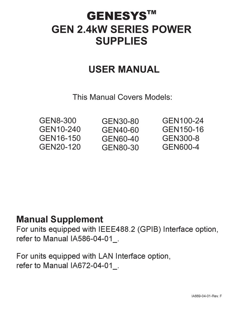 Genesys GEN8-300 user manual
