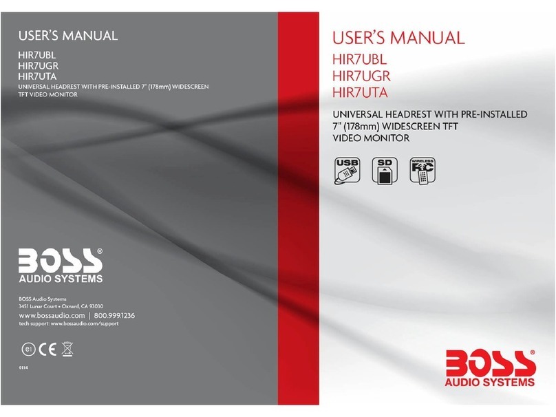Boss Audio Systems HIR7UBL user manual