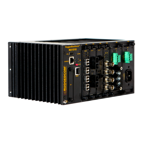 RuggedCom RUGGEDBACKBONE RX1510 Hardware installation guide