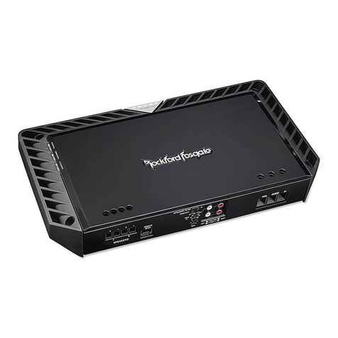 Rockford Fosgate Power T1500-1bd Installation and operation