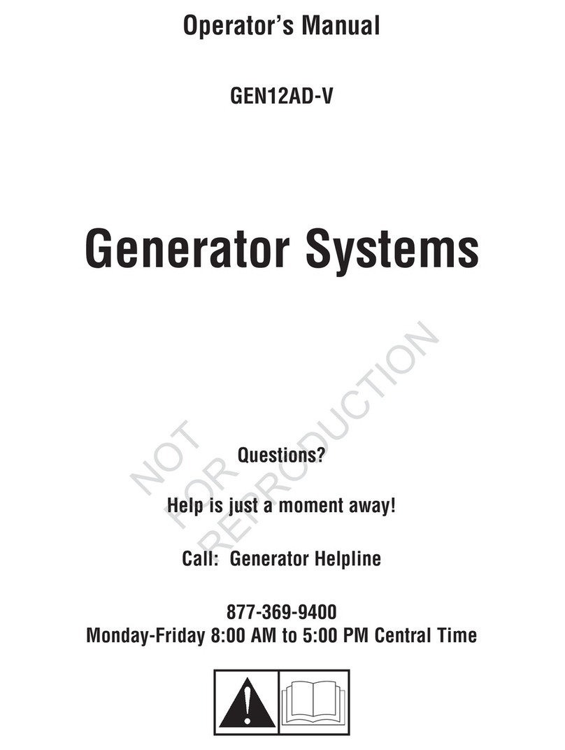 Rheem GEN12AD-V Operator's manual