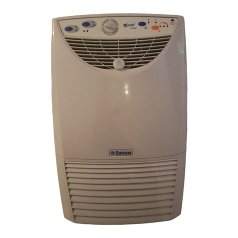 Saeco MIRAGE DEU 001 User manual