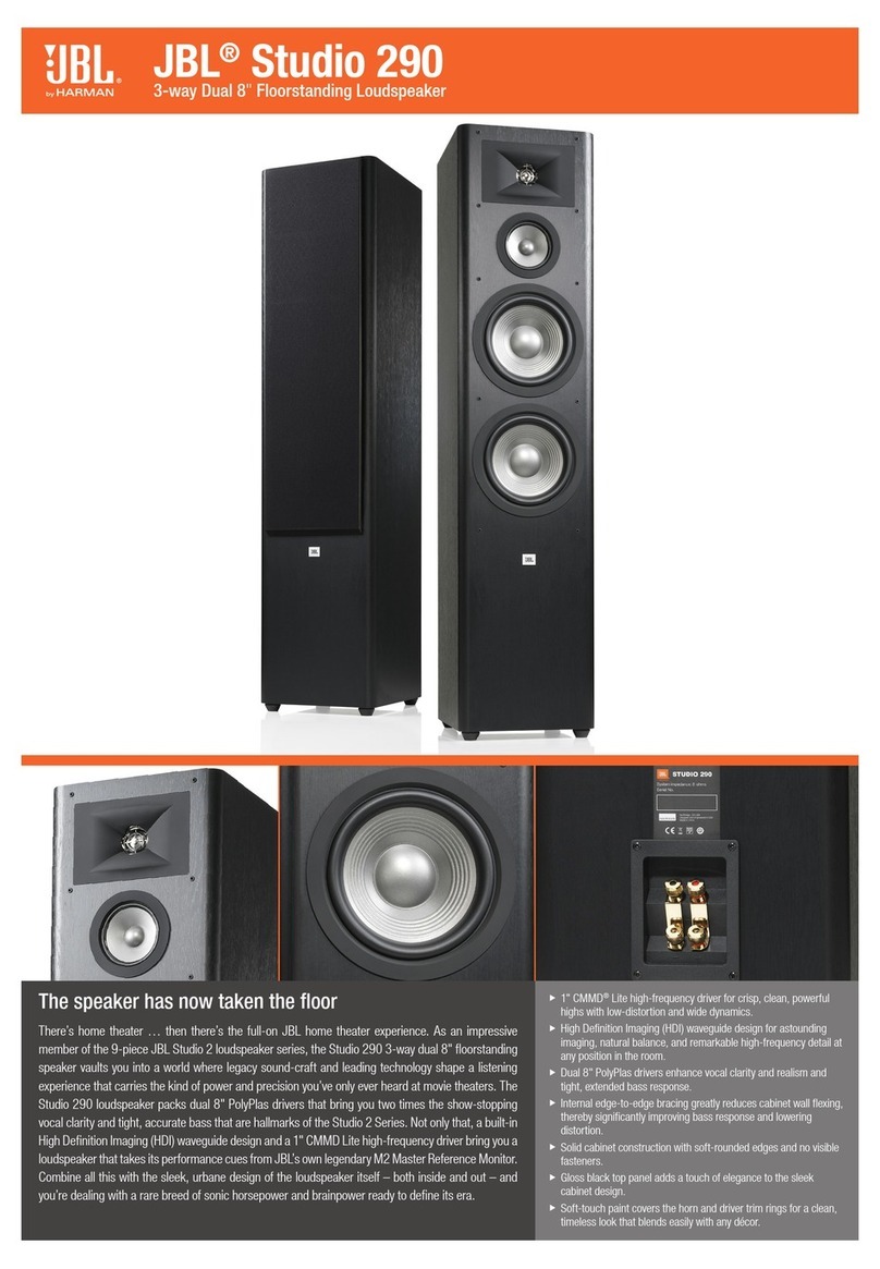 JBL Studio 290 Specifications