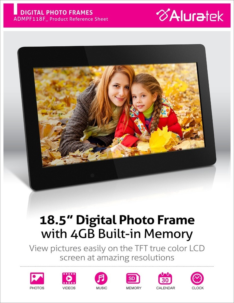 Aluratek ADMPF118F User manual