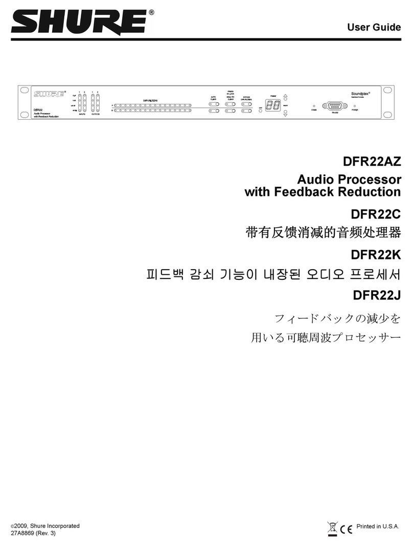 Shure DFR22AZ user guide