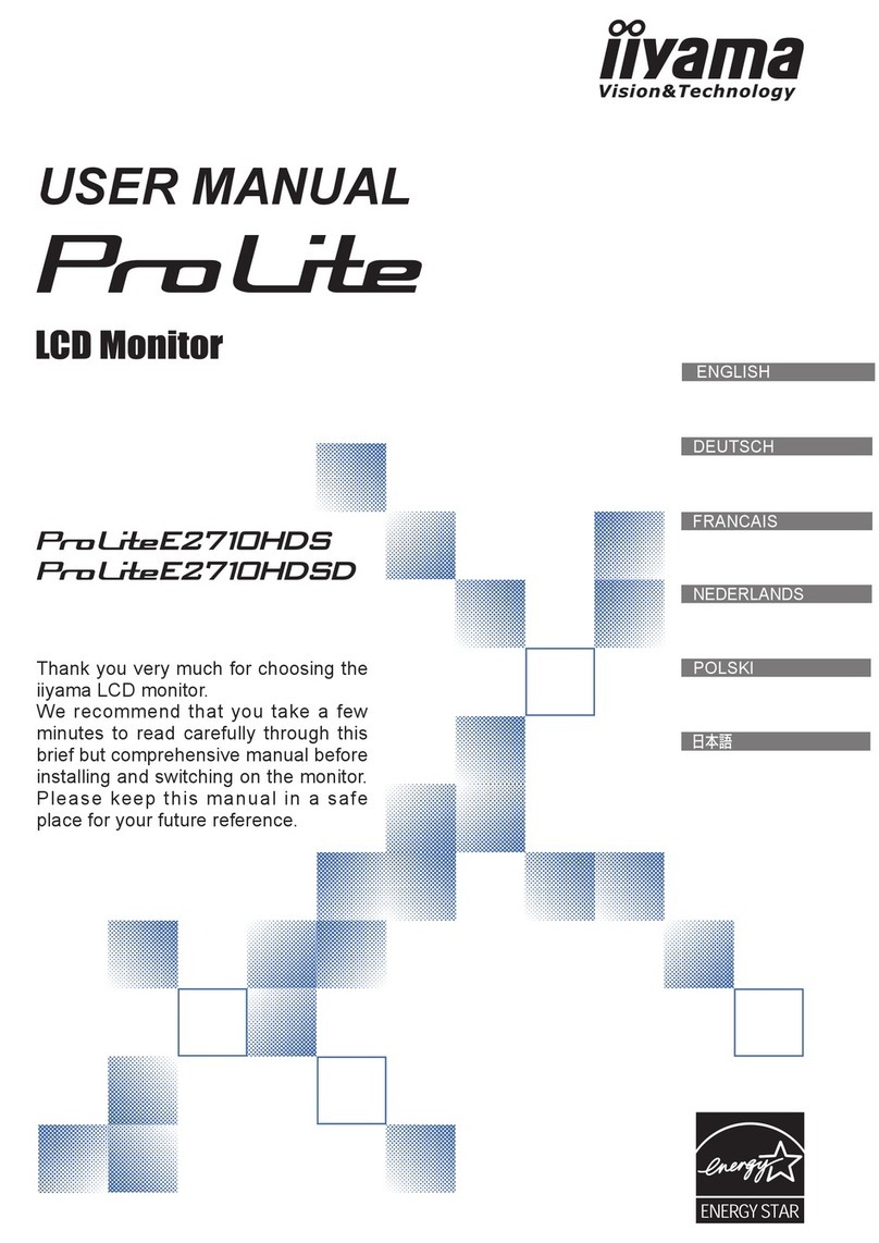 Iiyama ProLiteE210HDS User manual