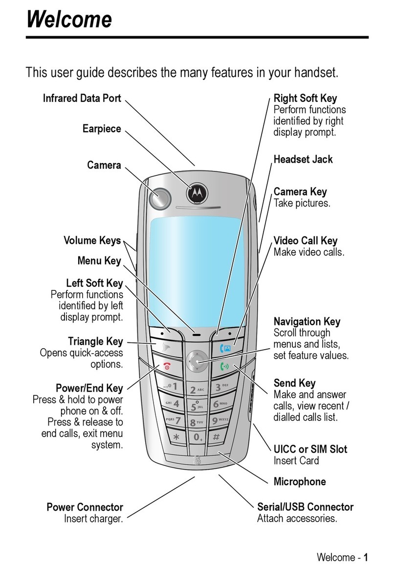 Motorola Mobile Phone User manual