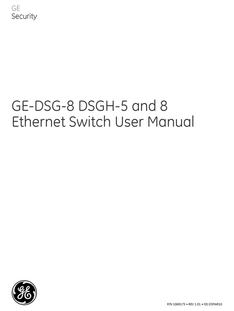 GE Security GE-DSG-8 DSGH-5 User manual