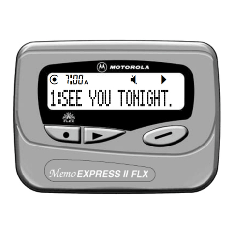 Motorola Memo Express II User manual