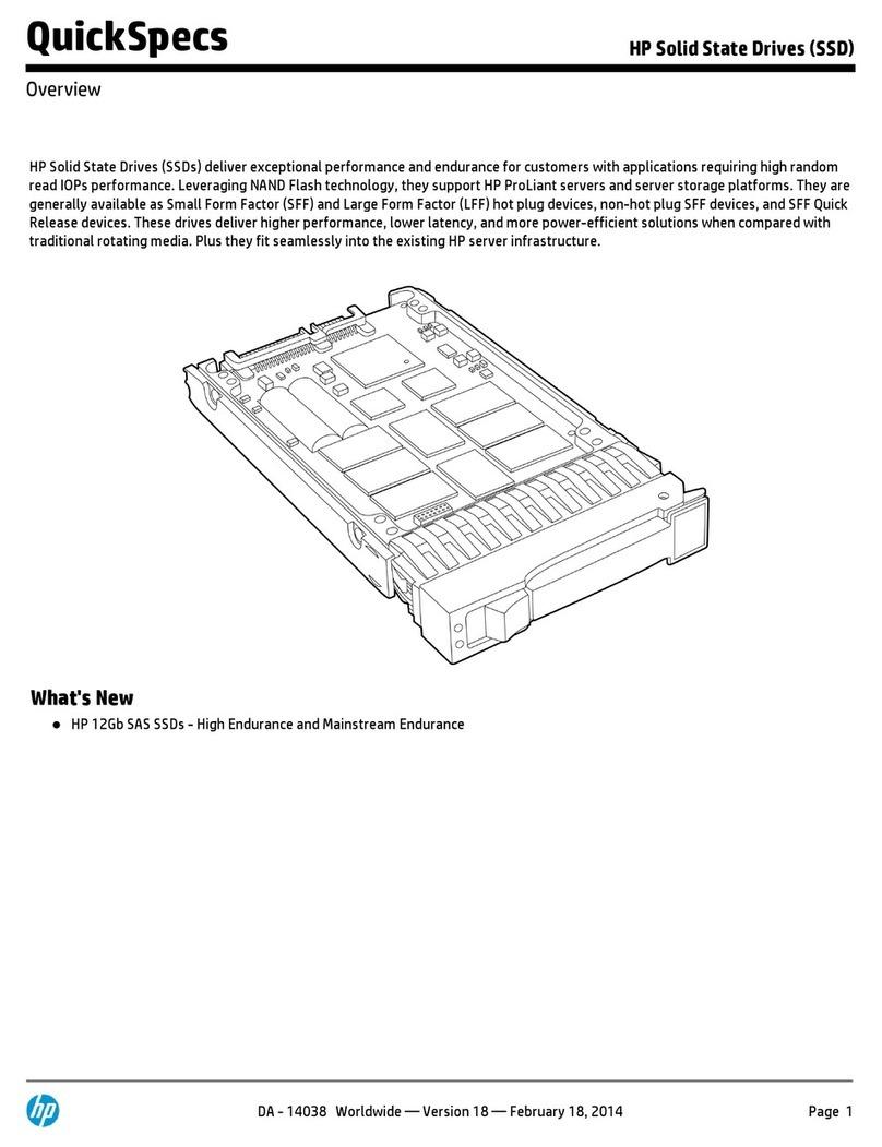 HP 12Gb SAS SSDs User instructions