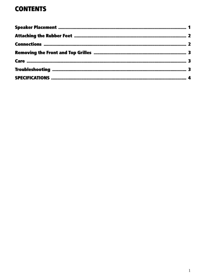 RCA Two-Way Bookshelf Speaker User manual
