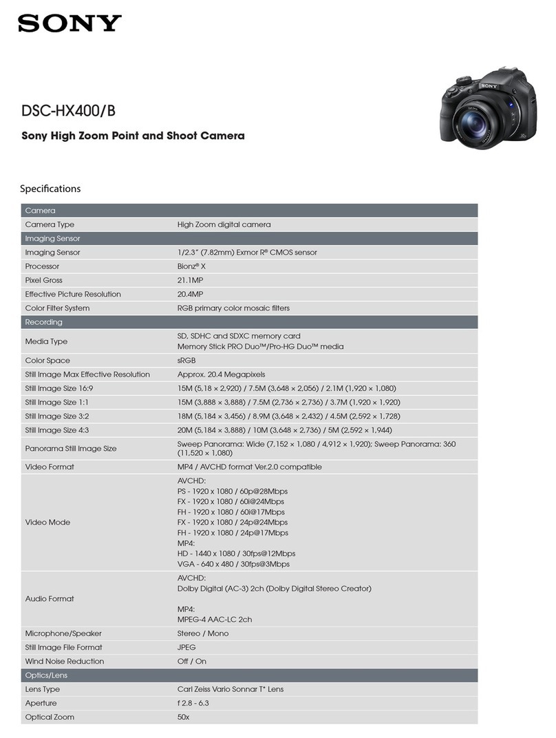 Sony DSC-HX400 User manual