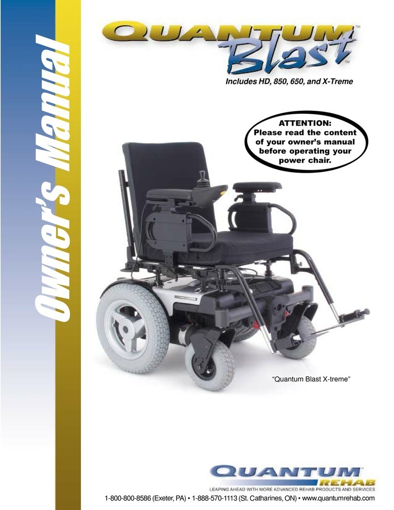 Pride Mobility Quantum Blast HD User manual