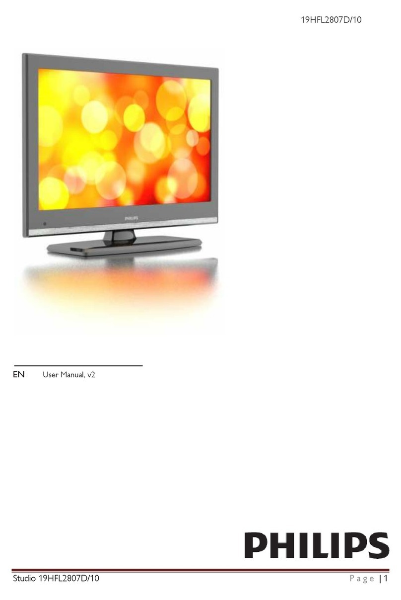 Philips 19HFL2807D/10 User manual