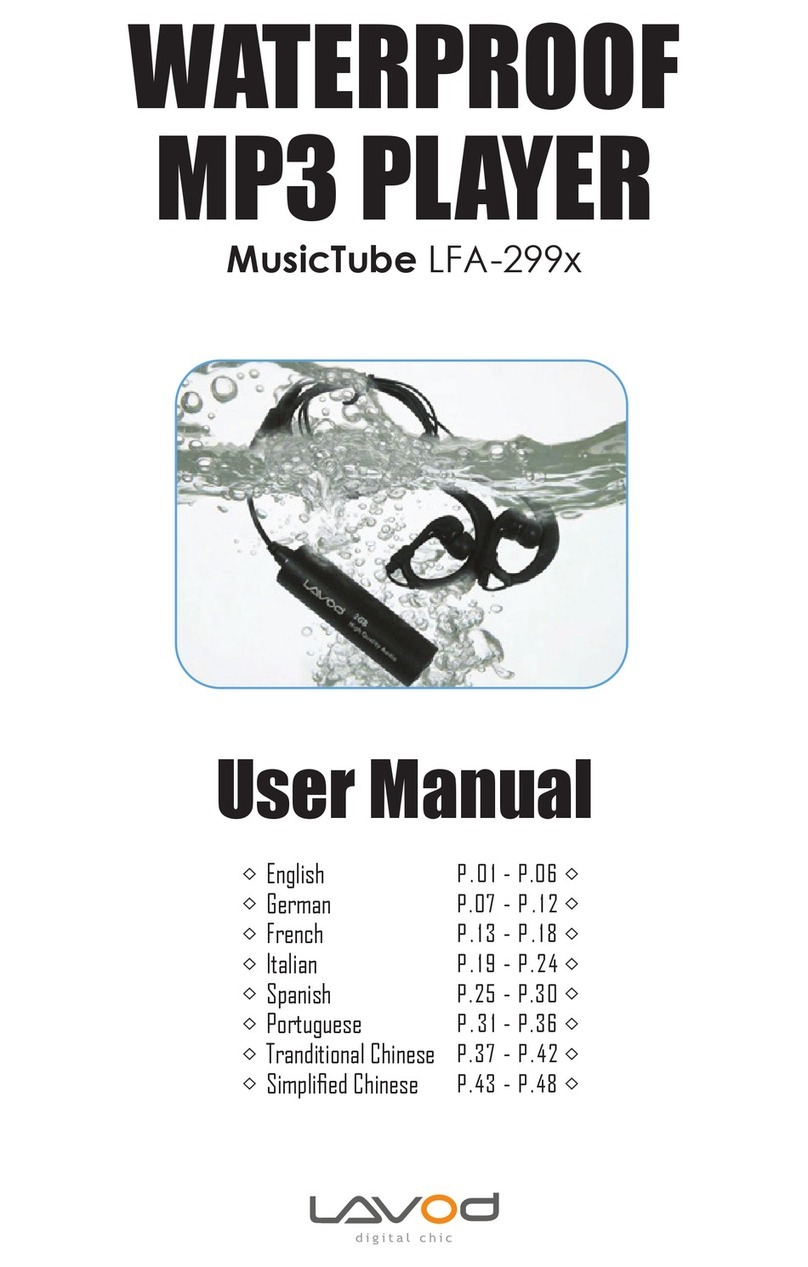 Lavod MusicTube LFA-299x user manual