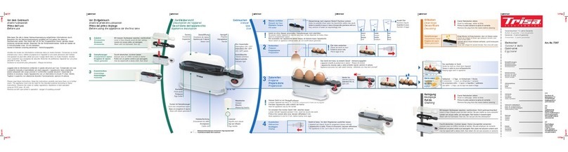 Trisa Egg boiler Instructions for use