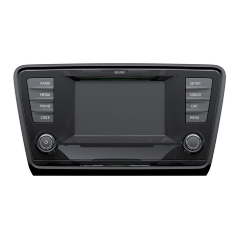 Skoda Infotainment Radio Bolero owner's manual