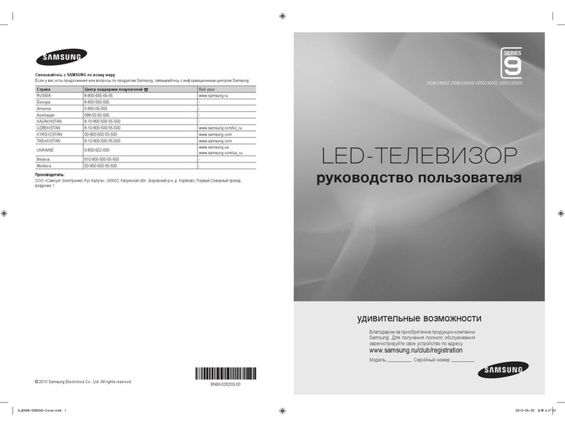 Samsung UE46C9000Z User manual