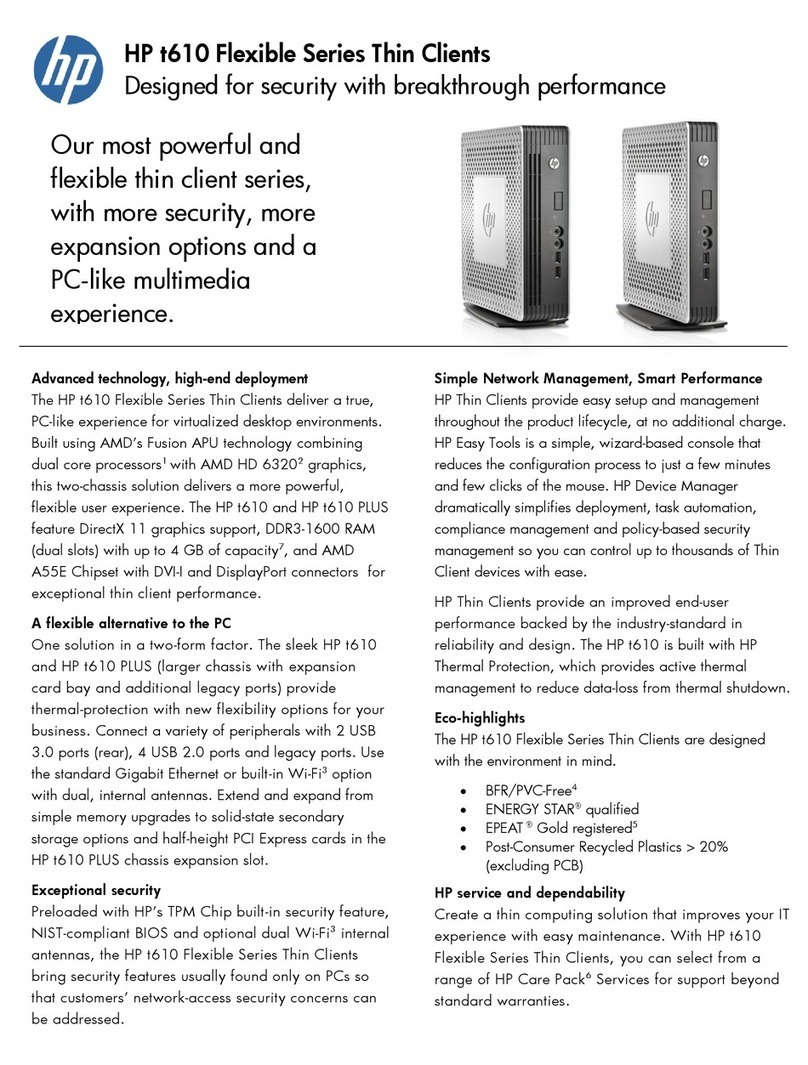 HP DesignJet T610 User manual