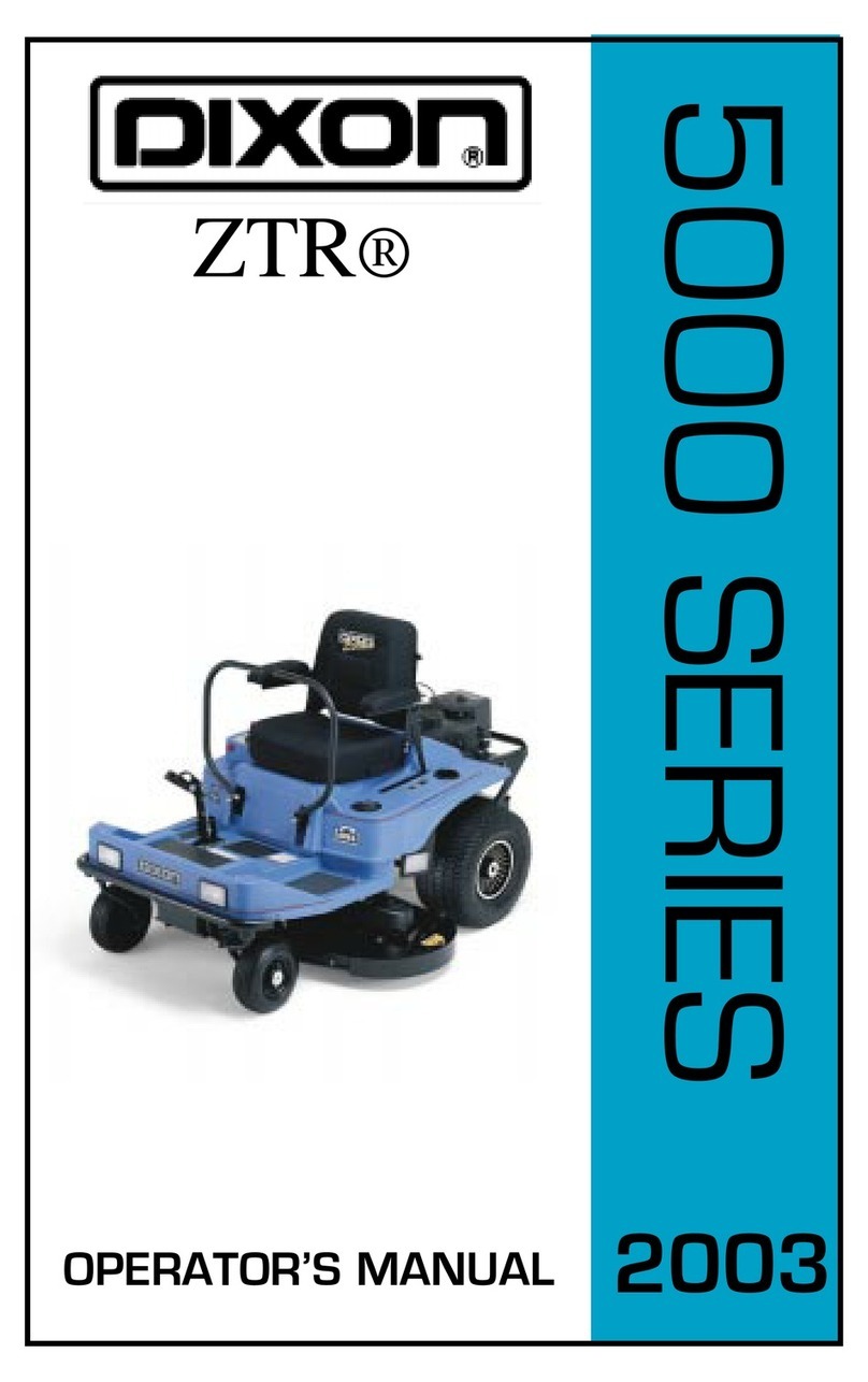 Dixon ZTR 5000 Series User manual