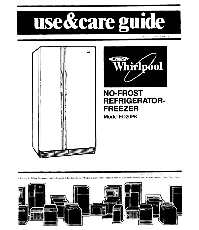 Whirlpool ED20PK ED22PK Use & care guide