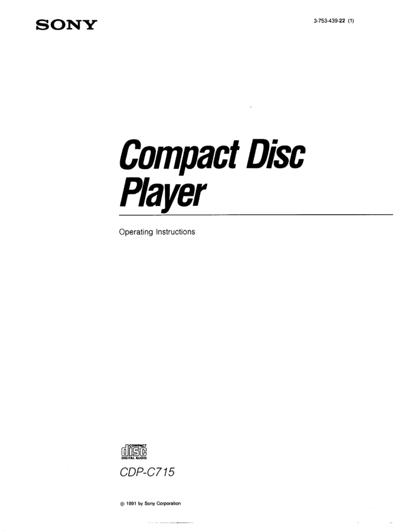 Sony CDP-C715 User manual