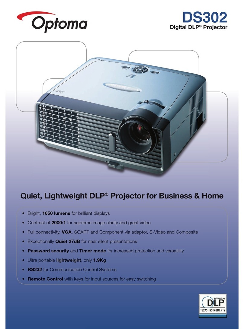Optoma DS302 User manual