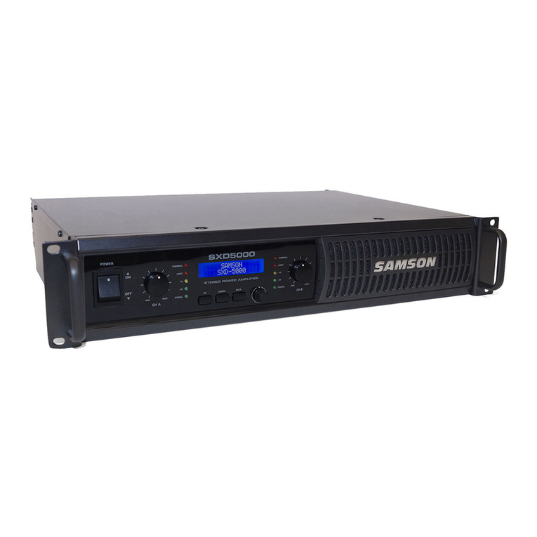 Samson SXD3000 owner's manual