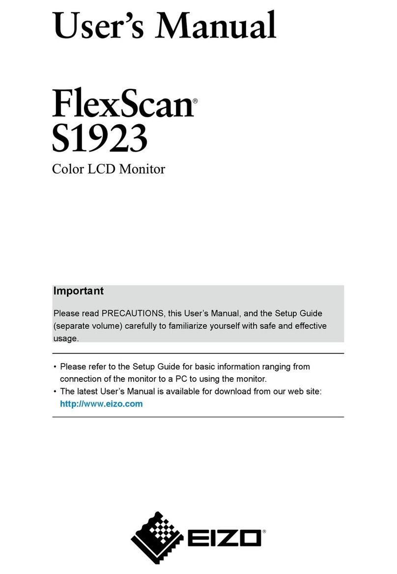 Eizo FlexScan S1923 User manual