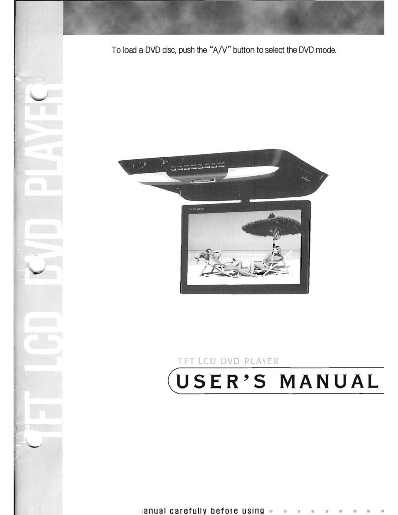 Soundstream TFT LCD DVD Player user manual