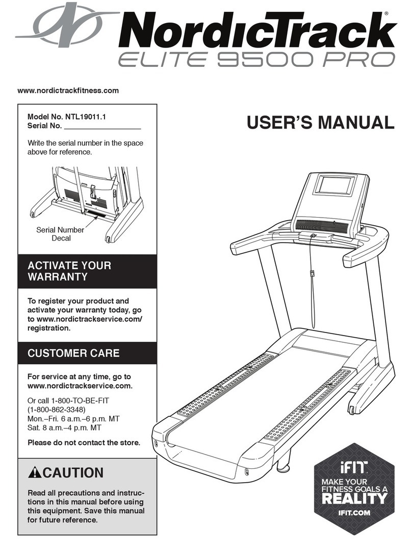 NordicTrack NTL19011.1 User manual