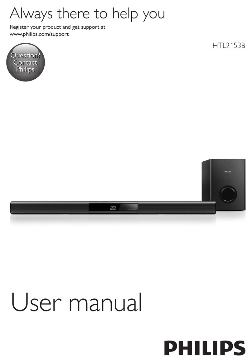 Philips HTL2153B User manual
