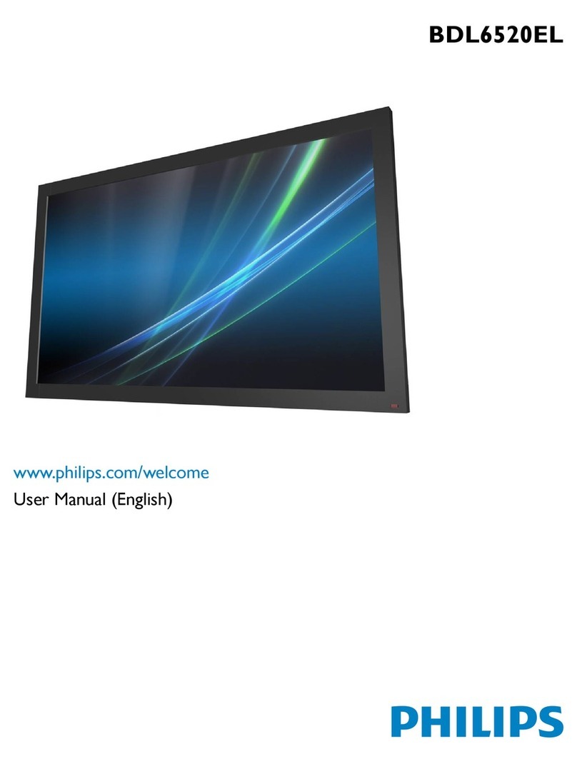 Philips Signage Solutions BDL6520EL User manual