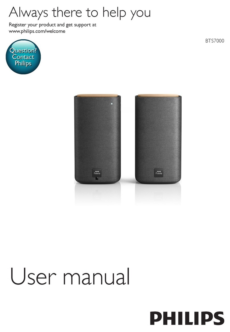 Philips Fidelio BTS7000 user manual