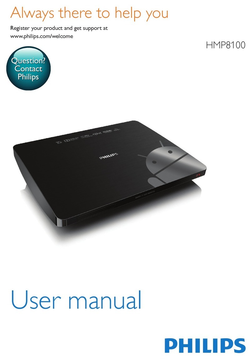 Philips HMP8100 user manual