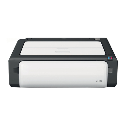 Ricoh SP 112 User manual