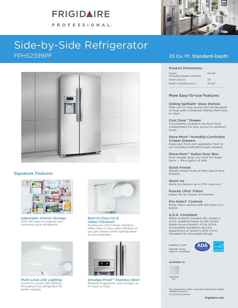 Frigidaire FPHS2399PF Brochure & specs