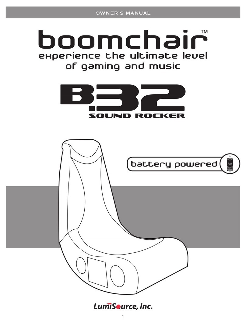 LumiSource BOOMCHAIR B.32 owner's manual