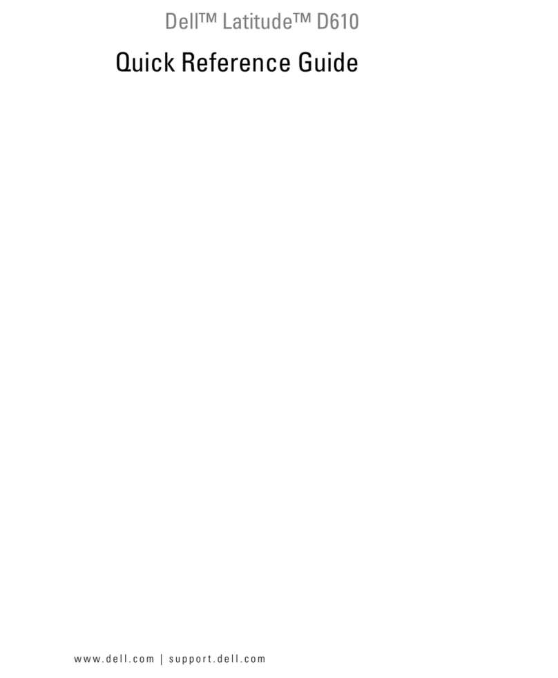 Dell LATITUTE D610 User manual