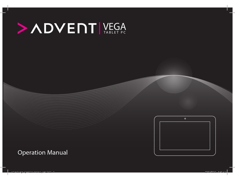 Advent Vega Operation manual