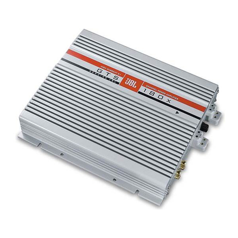JBL GTS180 User manual