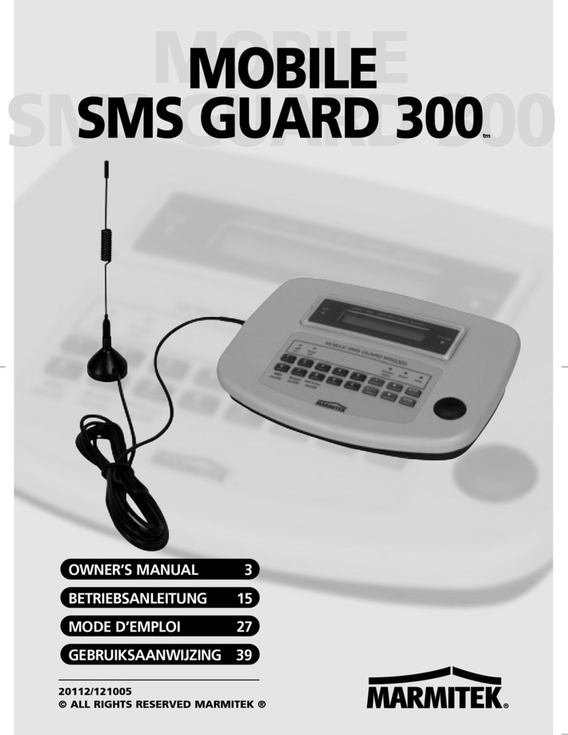 Marmitek Mobile SMS Guard 300 User manual