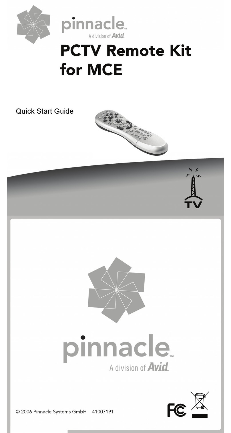 Pinnacle PCTV User manual