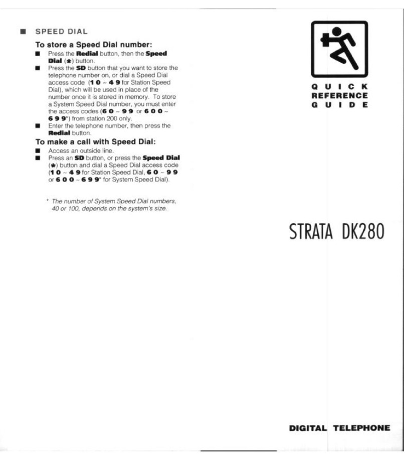 Toshiba Strata AirLink DK280 User manual