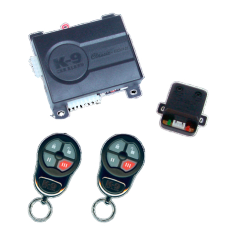 Omega Vehicle Security K9 Classic-EDP2 Operation manual
