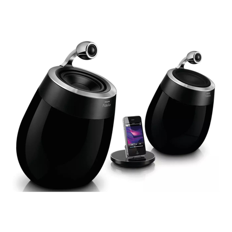 Philips Fidelio DS9800W User manual