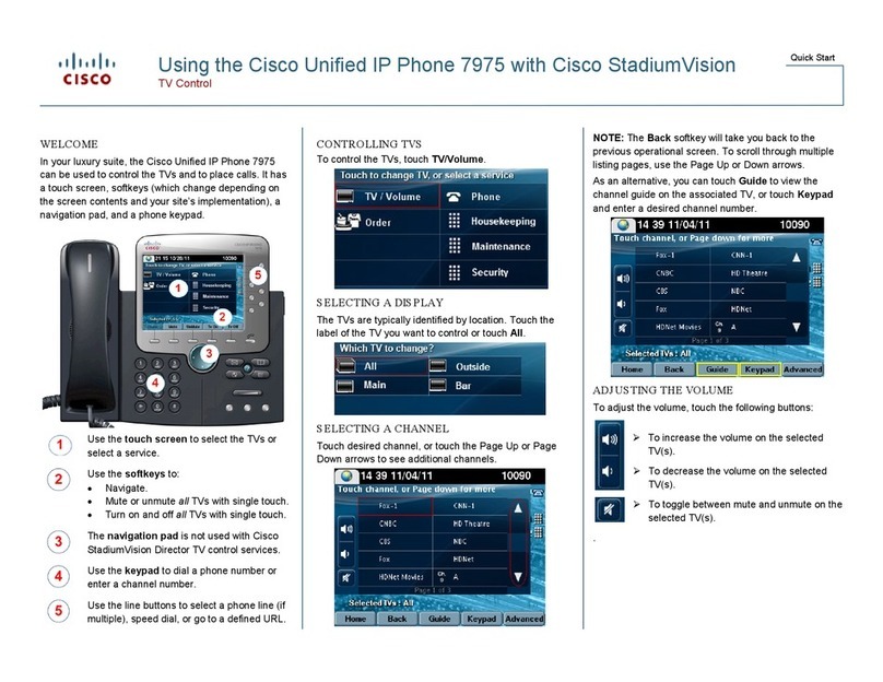 Cisco Razorline 7975 Instruction and safety manual