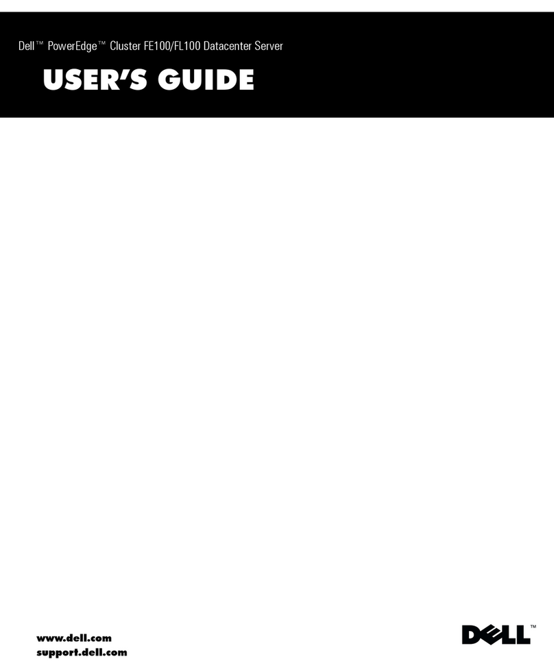 Dell PowerEdge Cluster FE100 User manual