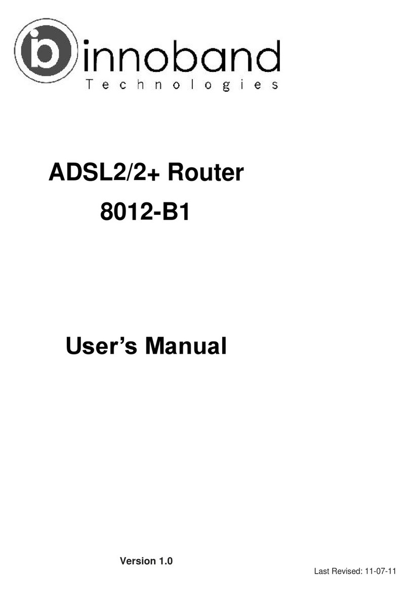 Innoband 8012-B1 user manual